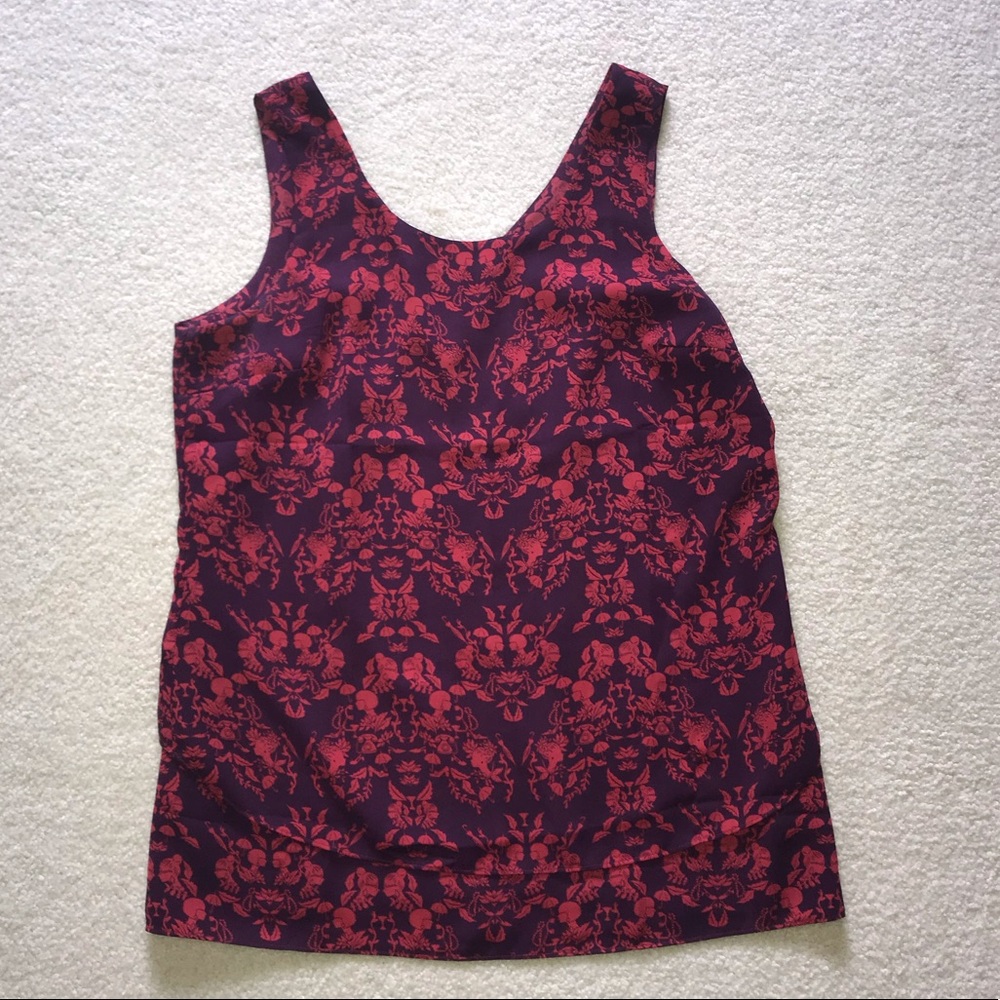 Pink floral top